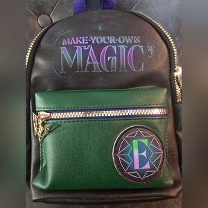Wicked Bundle Green and Black Mini Backpack with Front Pocket